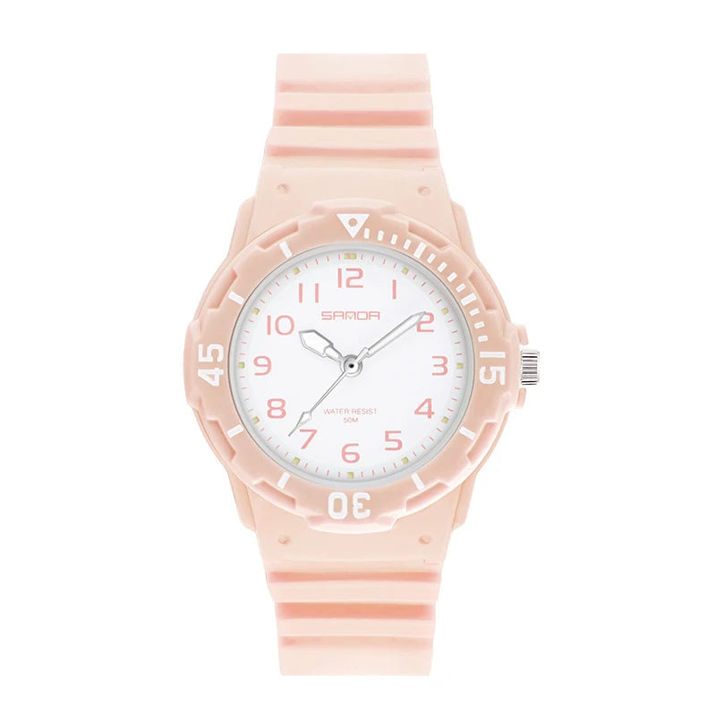 UTHAI Women Watch Sports Fashion Trend Outdoor Waterproof Creative Fresh Female High School Student Fashion Quartz Wristwatches