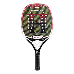 HOOWAN CHARIOT Beach Tennis Racket T700 Kevlar Carbon Fiber High-Grit Surface 20MM Mid-Hard EVA Core