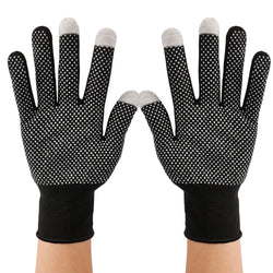 Non-slip Touchscreen Nylon Gloves Men Women Summer Outdoor Riding Sport Fitness Breathable Non-slip Sunscreen Half Finger Gloves