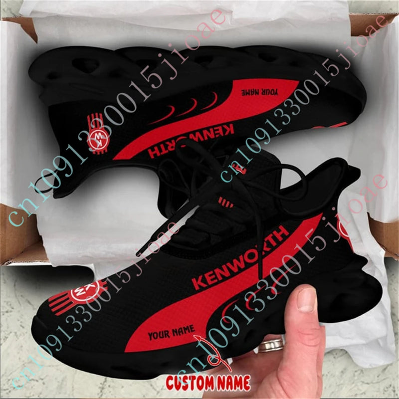 Black sports walking shoes