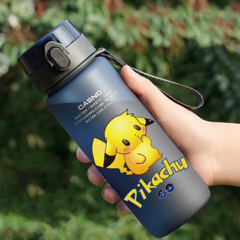 Hot Pokemon 560ML Water Cup Pikachu Aldult Outdoor Portable Children's Plastic Large Drink Bottles Student Sport Water Cup Gifts