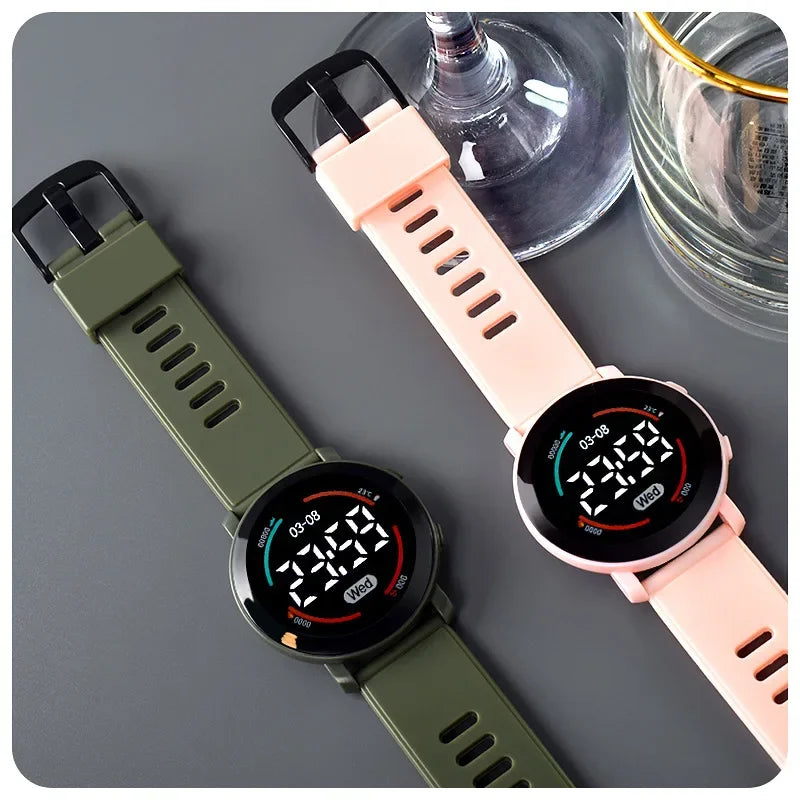 Waterproof sport LED watches