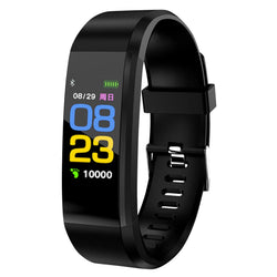 Waterproof Simple Smart Bracelet Sleep Detection Heart Rate Blood Pressure Blood Oxygen Sports Pedometer Watch For All People