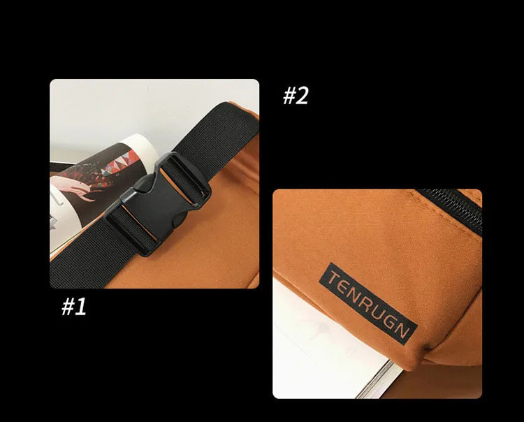 Women Men's Running Belt Bags Fashion Fanny Pack Female Banana Waist Bag Hip Purse Shoulder Crossbody Chest Bag bolso hombre