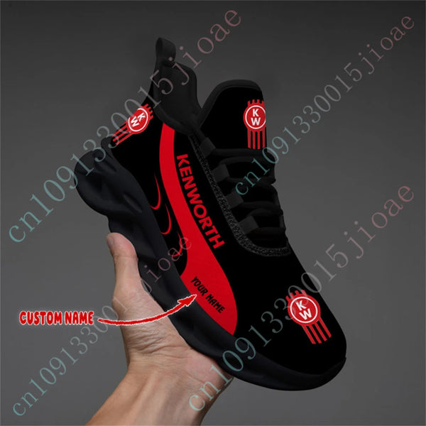 Black sports walking shoes