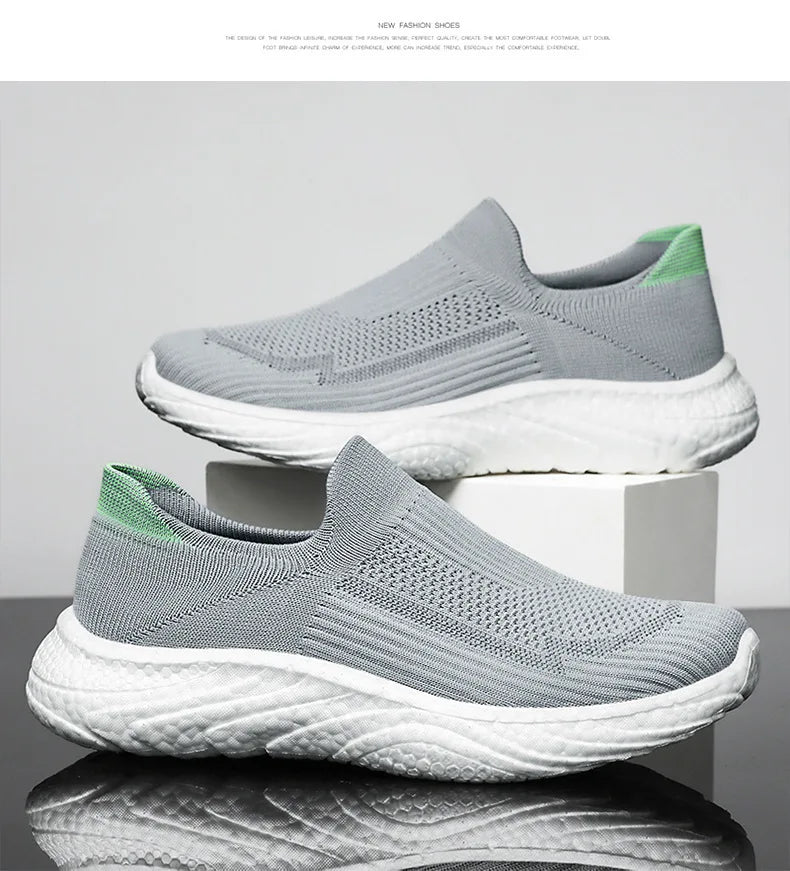 Knitted fabrics casual walking Shoes