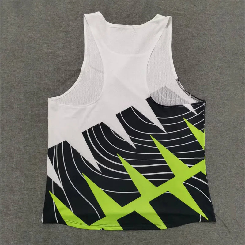 Running Vest Athletics Tank Top Runnning Speed Fitness Shirt Sleeveless Mens Clothing Athlete Track Field Singlet Customization