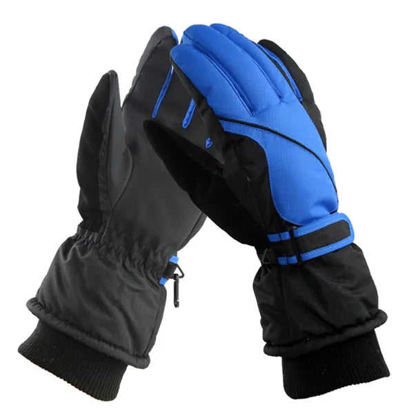 Hot winter protection warm ski handschuhe sport gloves one size polyester heated ski gloves