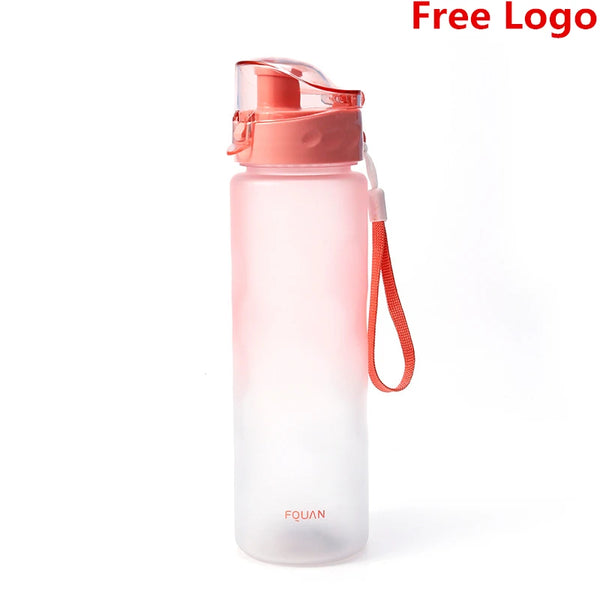 Sports Water Bottles Colorful DIY Personalized Portable Safety Matte PC Plastic 700ML Drinking Cup Birth Gift Customize Logo New