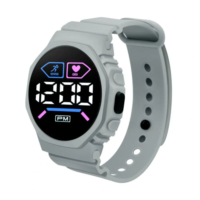 Electronic Watch Waterproof LED Display Power-saving Multifunctional Precise Time Casual Large Screen Sports Student Watch