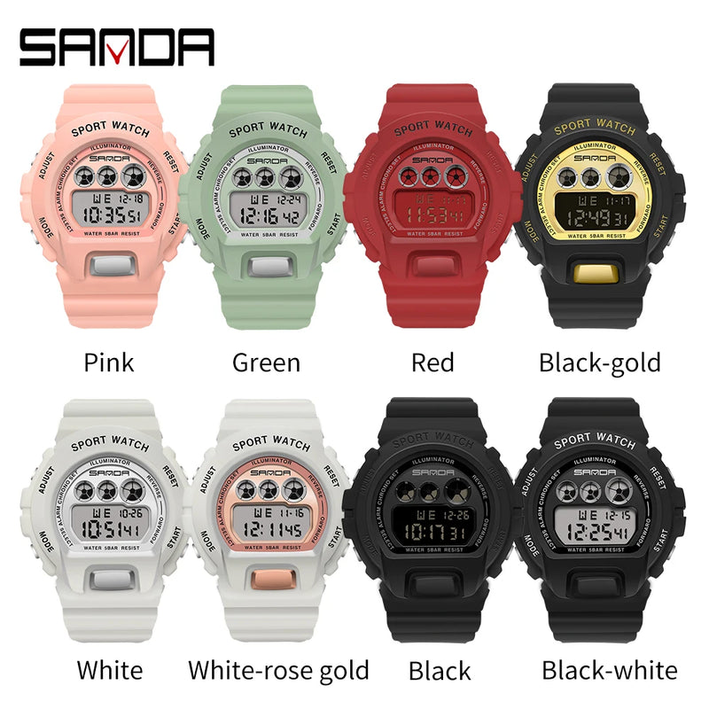 Waterproof sport military watches