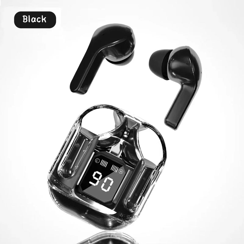 Sports In-Ear Wireless Headphone Bluetooth Noise Canceling Headphones Outdoor Riding Digital Display Long Endurance Headphones