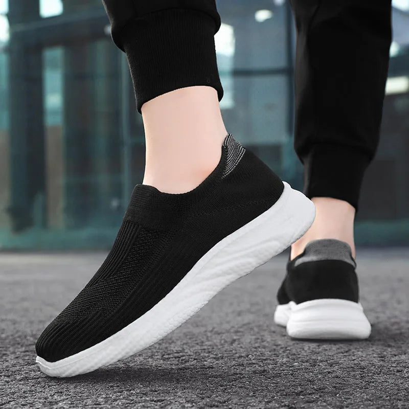 Knitted fabrics casual walking Shoes