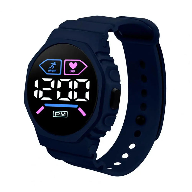 Electronic Watch Waterproof LED Display Power-saving Multifunctional Precise Time Casual Large Screen Sports Student Watch