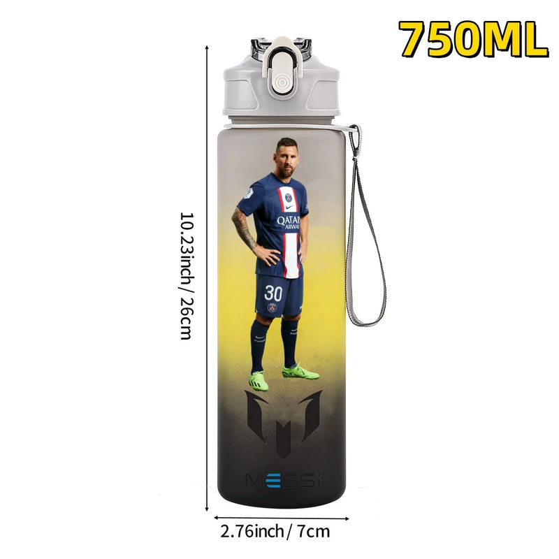 Football sport star water bottle