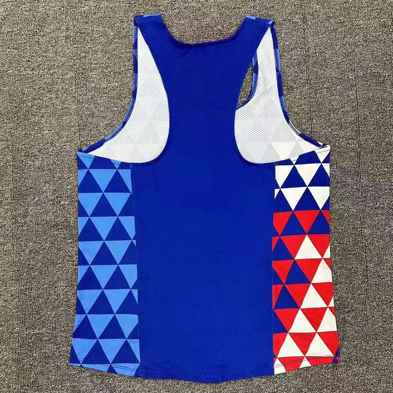 Men Running Marathon Singlets Sleeveless Gym Clothing Men Sleeveless Tank Top Vest for Men Running Vest Customization