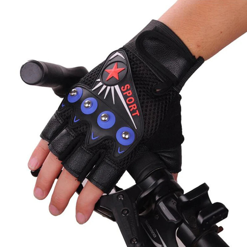 Cycling Gloves Half Finger Motorcycle Bicycle Breathable Anti-slip MTB Bike Fitness Sport Training Glove