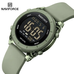 NAVIFORCE Sports Watch 2024 New Fashion Watches Waterproof Electronic LED Luminous Wristwatch Women's Sport Digital Round Clock