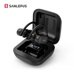 SANLEPUS B1 Bluetooth Headphones Sports Earphone Wireless Earbuds Stereo Bass Headset with Microphone for Running Workout Gym