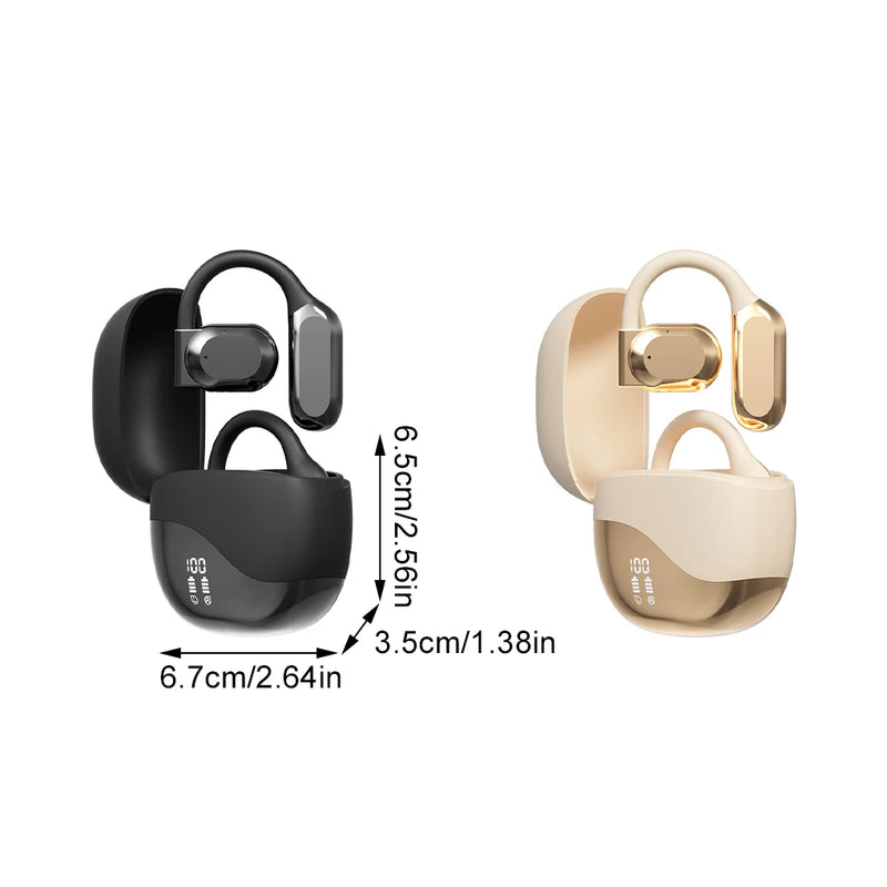 M62 Wireless Headphones Open Ear headset Air Conduction Waterproof Painless Wearing Earphones Running Headsets with Mic 
﻿