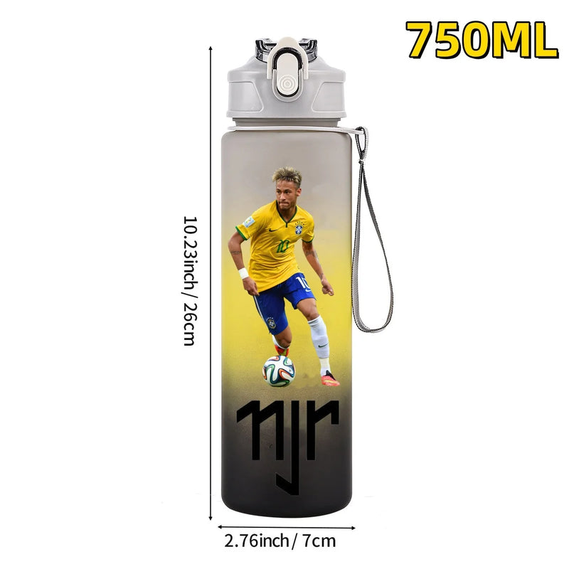 Football sport star water bottle