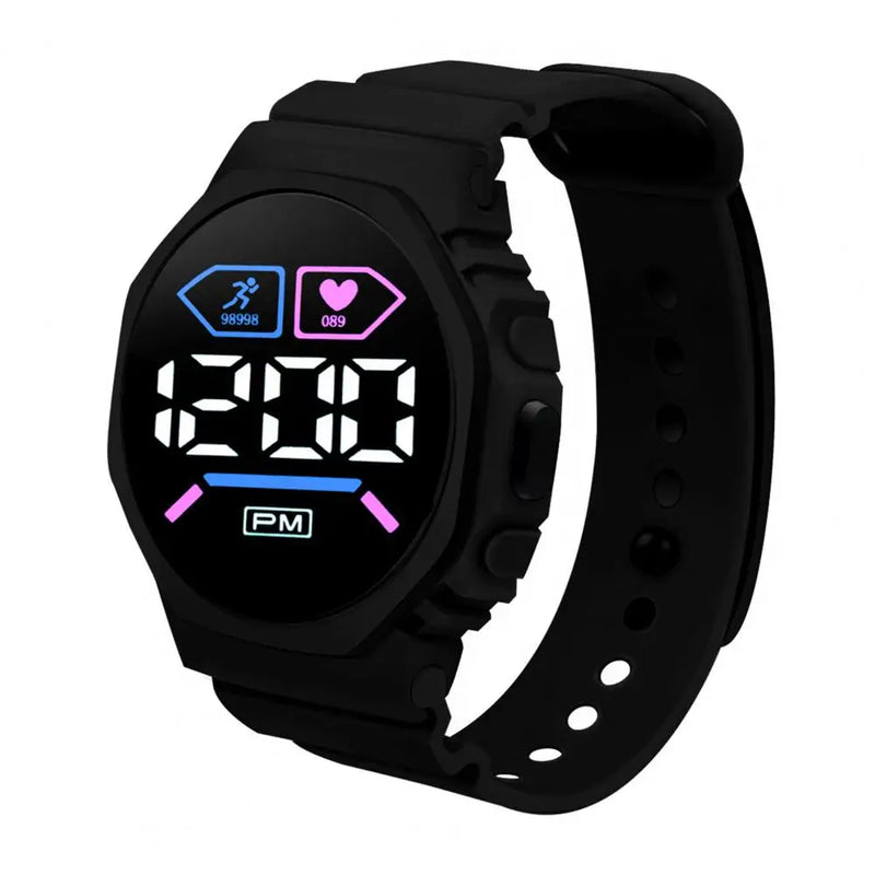 Electronic Watch Waterproof LED Display Power-saving Multifunctional Precise Time Casual Large Screen Sports Student Watch