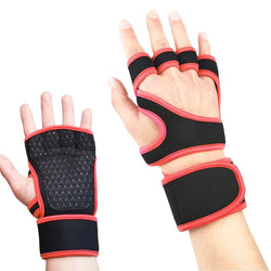 Weight Lifting Training Gloves for Women Men Fitness Sports Body Building Gymnastics Grips Gym Hand Palm Wrist Protector Gloves