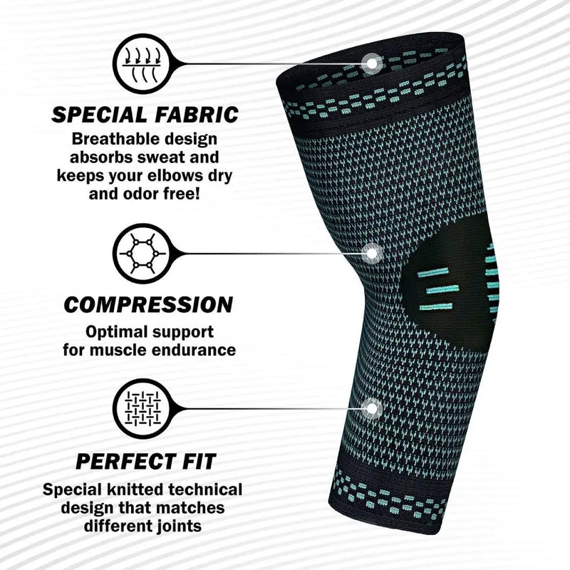 Safety breathable arm sleeve elbow pads