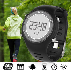 EZON New Fashion Woman Digital Sport Watch for Outdoor Running with Alarm Clock Stopwatch Countdown Timer Waterproof 50m L008