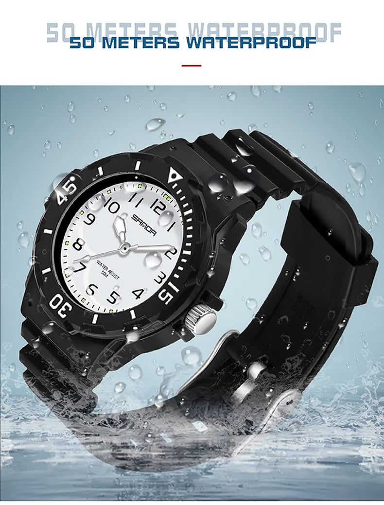 UTHAI Women Watch Sports Fashion Trend Outdoor Waterproof Creative Fresh Female High School Student Fashion Quartz Wristwatches