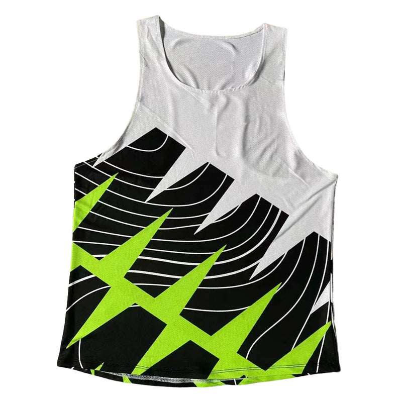 Running Vest Athletics Tank Top Runnning Speed Fitness Shirt Sleeveless Mens Clothing Athlete Track Field Singlet Customization