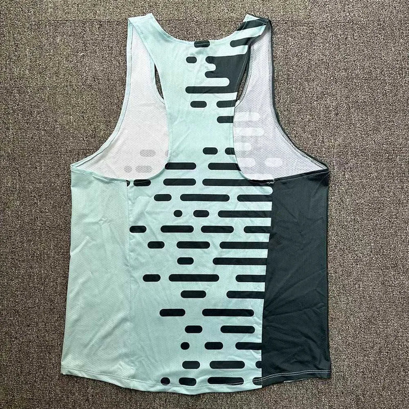 Israel Run Athletics Tank Top Runnning Speed Singlet Fitness Shirt Mens Clothing Guys Sleeveless Track Field Vest Customization