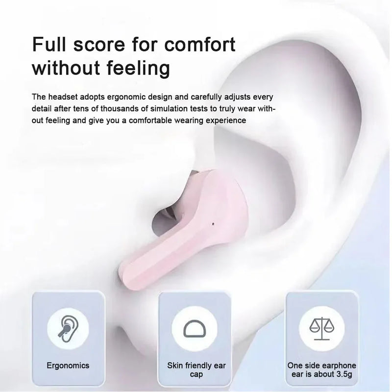 Sports In-Ear Wireless Headphone Bluetooth Noise Canceling Headphones Outdoor Riding Digital Display Long Endurance Headphones