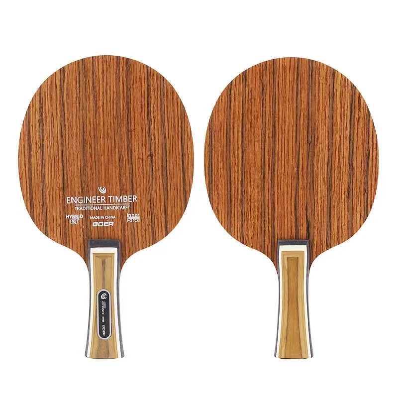 Rosewood Table Tennis Board Professional Ping Pong Paddle Table Tennis Racket Bottom Plate 7 Ply Ping Pong Blade FL / CS Handle