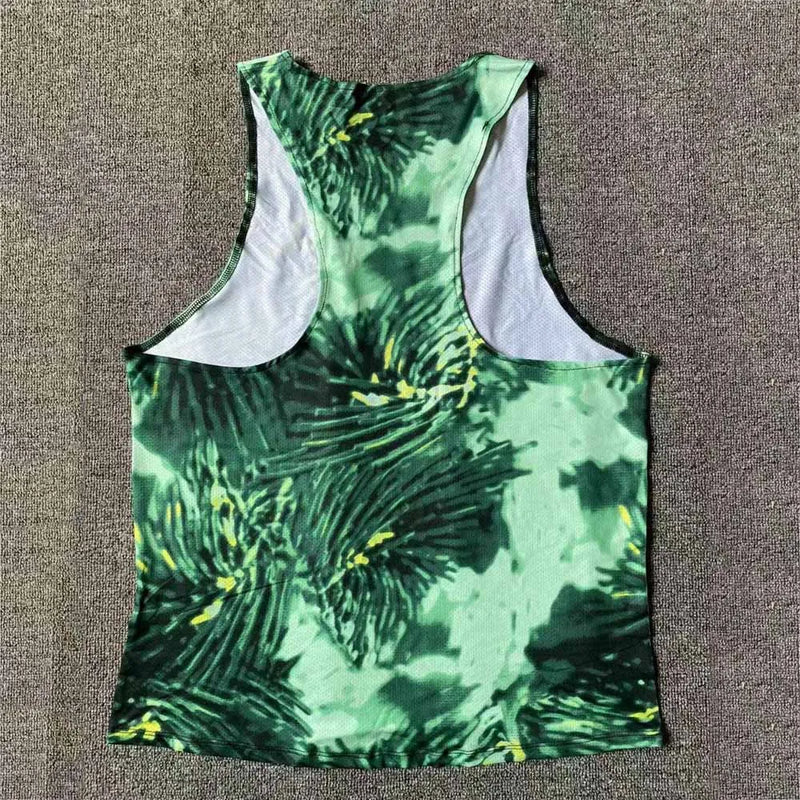 Run Athletics Tank Top Runnning Speed Singlet Fitness Shirt Mens Clothing Guys Sleeveless Vest Track Field Singlet Customization