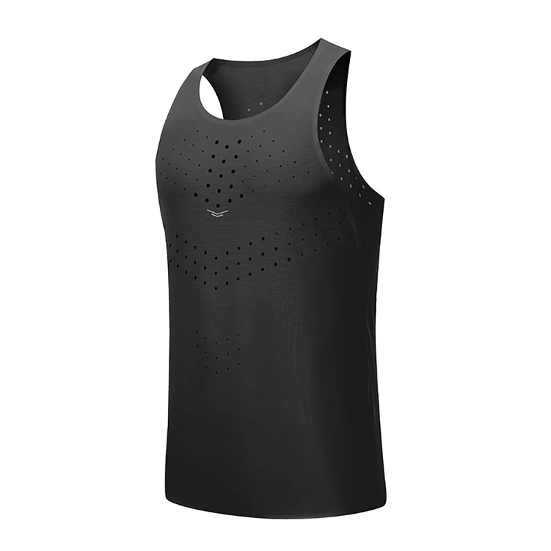 Men Tank Top Runnning Speed Singlet Fitness Shirt Women Sleeveless Vest Athlete Track Field Singlet Customization