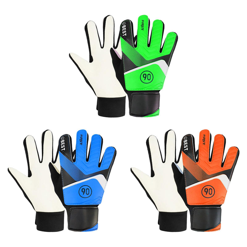 Goalkeeper Gloves, Latex Palm Anticollision, Nonslip High Performance Strong Grip, Comfortable, Goalie Gloves