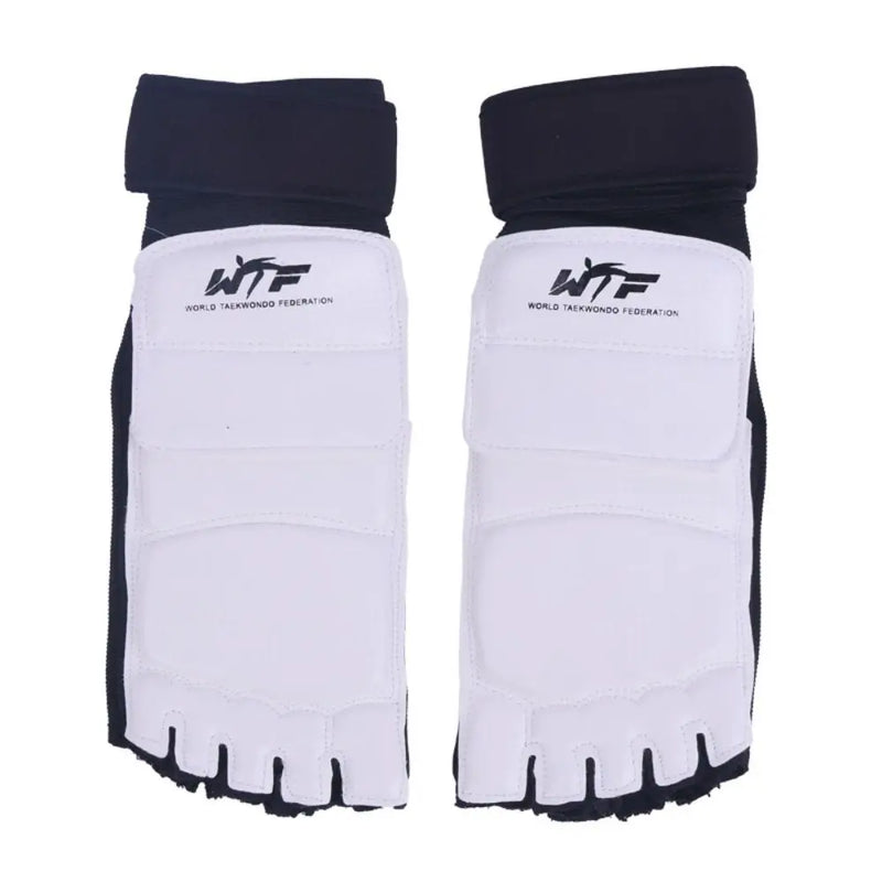 Half Finger Boxing Gloves PU Leather Karate Muay Thai Training Workout Gloves Foot Protector Taekwondo Gloves