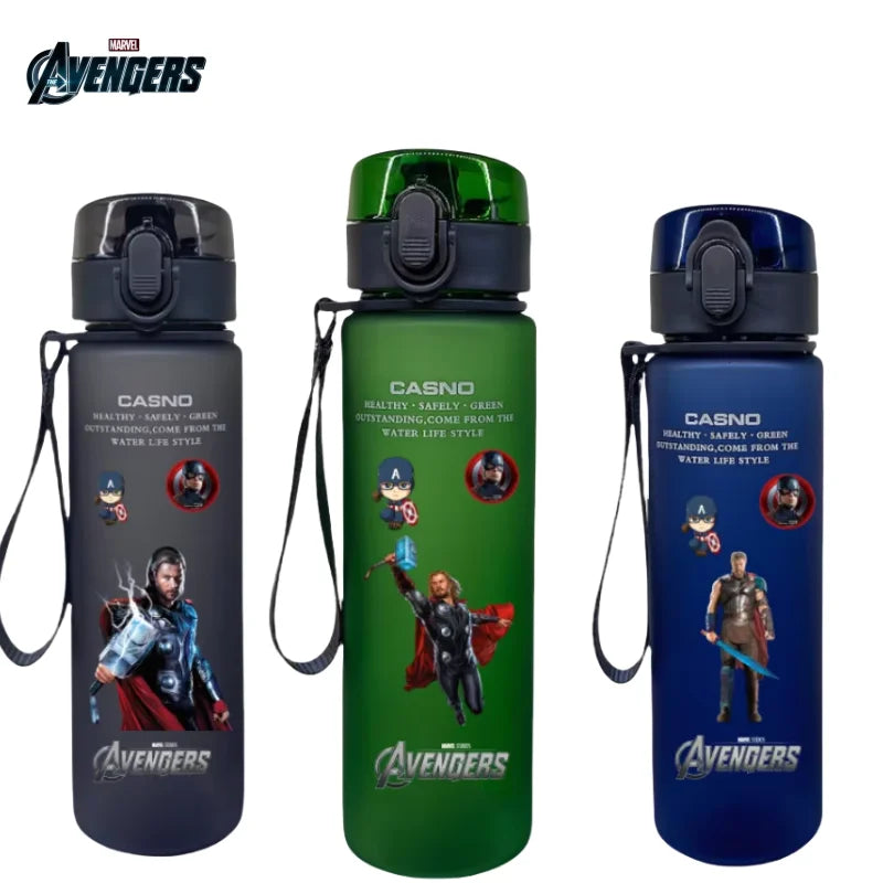 Iron Man Water Glasses Children's Kettle Student Water Bottles Fitness Sports Cups Holiday Gifts for Boys and Girls Perimeter