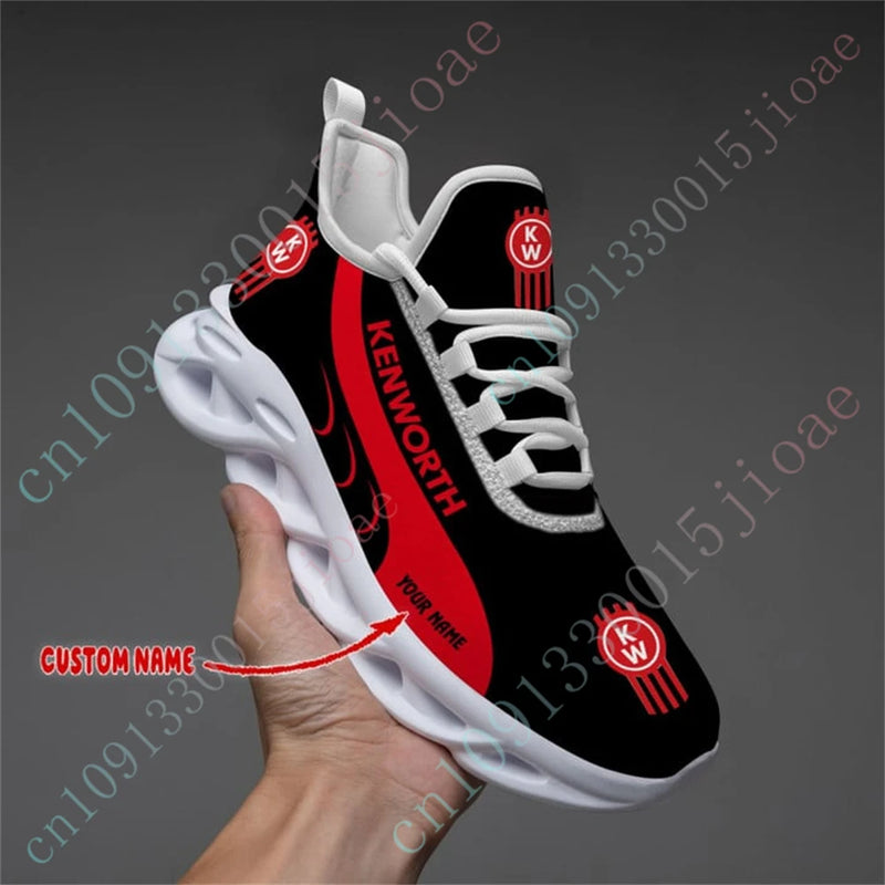 Black sports walking shoes