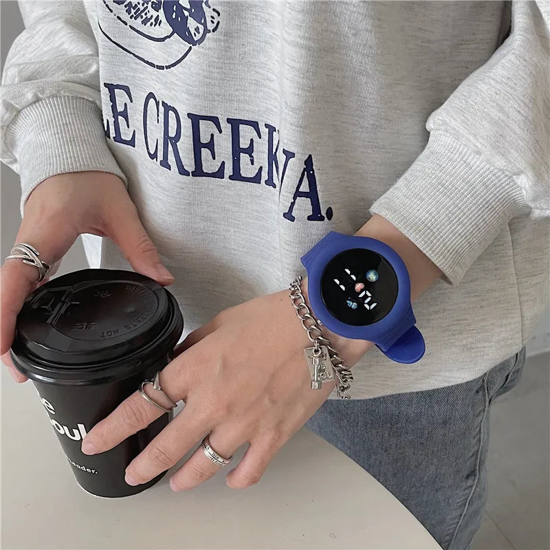 Sports Watch for Men and Women Waterproof Electronic Watch Silicone Strap Student Children's Digital Wrist Watches