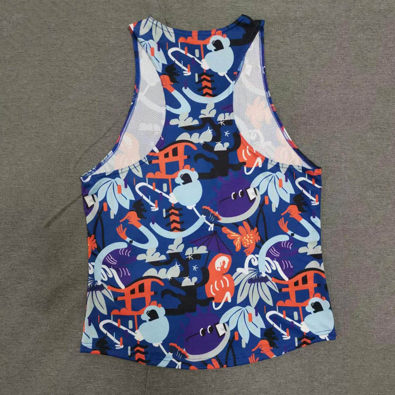 Run athletics tank fitness singlet