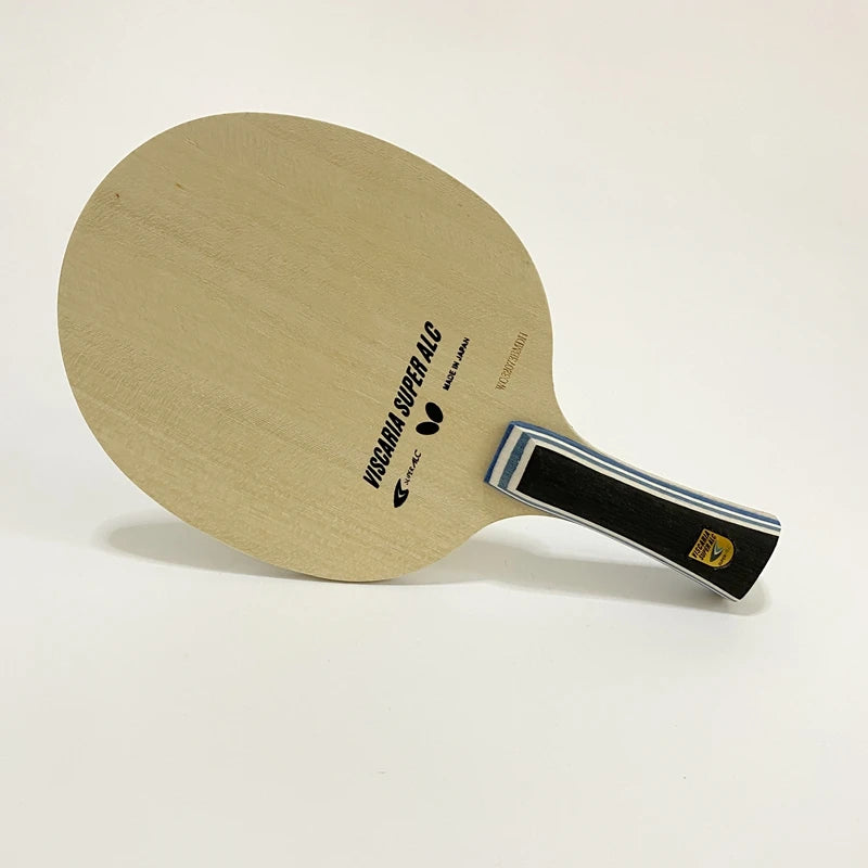 Professional VIS Super ALC Table Tennis Blade Offensive FL Handle Carbon Fiber Ping Pong Bat Paddle With A Black Sponge Bag