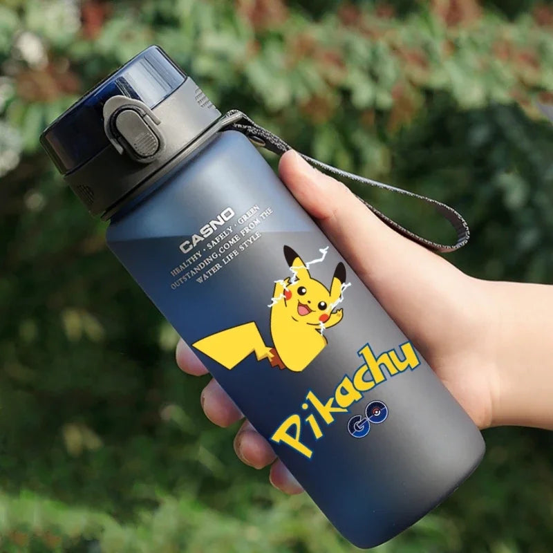 Hot Pokemon 560ML Water Cup Pikachu Aldult Outdoor Portable Children's Plastic Large Drink Bottles Student Sport Water Cup Gifts