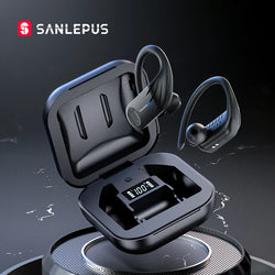 SANLEPUS B1 Bluetooth Headphones Sports Earphone Wireless Earbuds Stereo Bass Headset with Microphone for Running Workout Gym