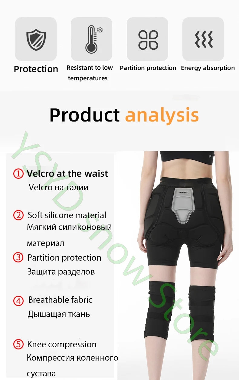 Protective Hip Padded Shorts