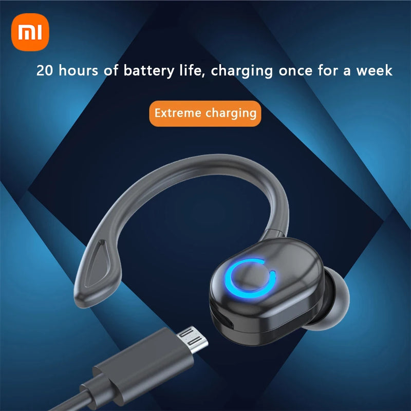 XIAOMI W6 Wireless Bluetooth5.2 Earphone Single Ear Portable In-Ear Headphone HiFi Stereo Sound Sport Running Headset With Mic