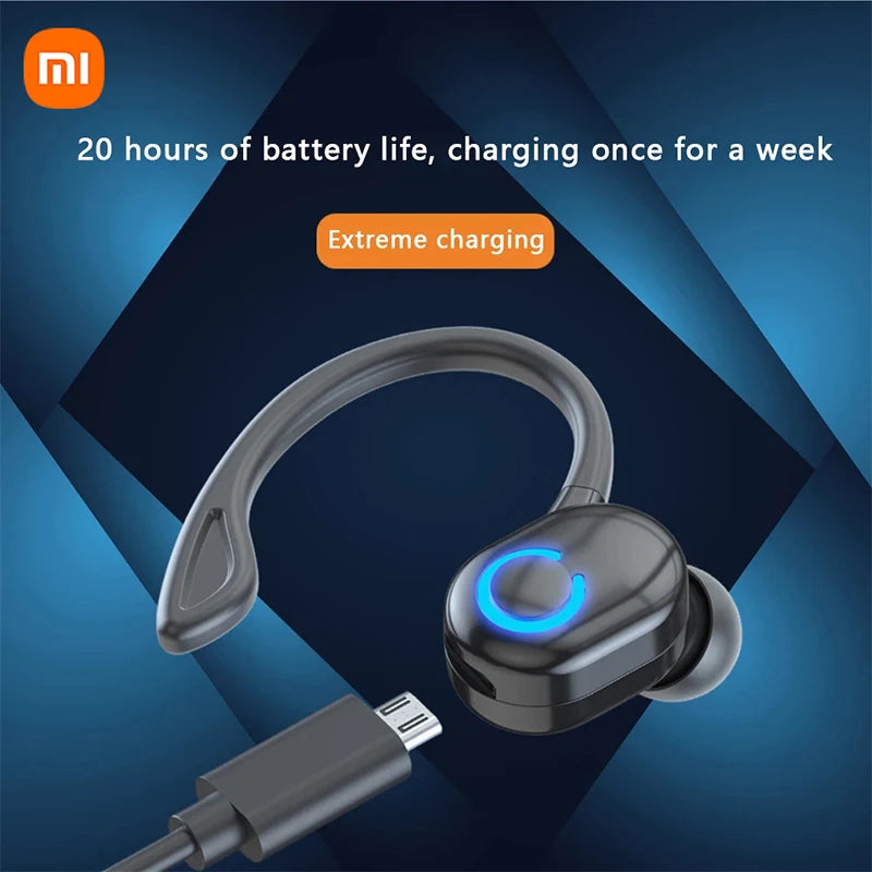 XIAOMI W6 Wireless Bluetooth5.2 Earphone Single Ear Portable In-Ear Headphone HiFi Stereo Sound Sport Running Headset With Mic