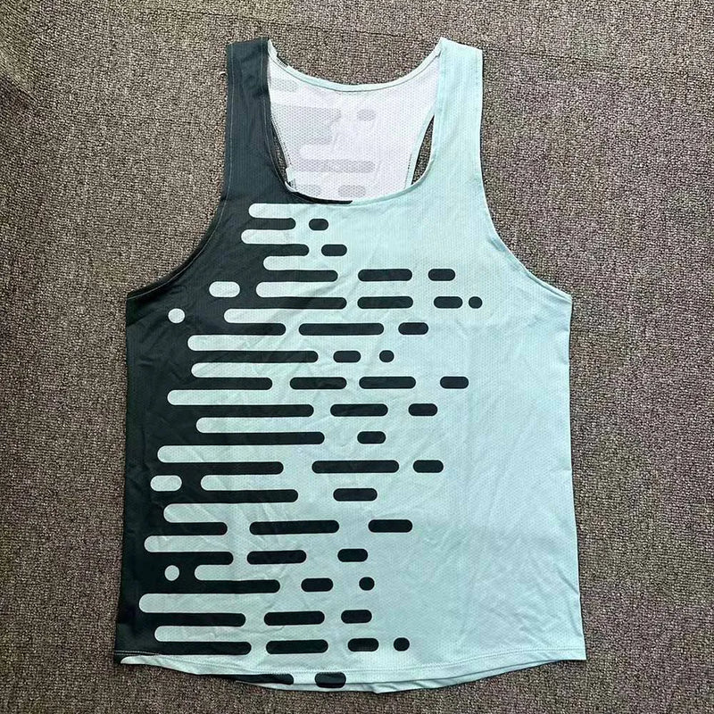 Israel Run Athletics Tank Top Runnning Speed Singlet Fitness Shirt Mens Clothing Guys Sleeveless Track Field Vest Customization