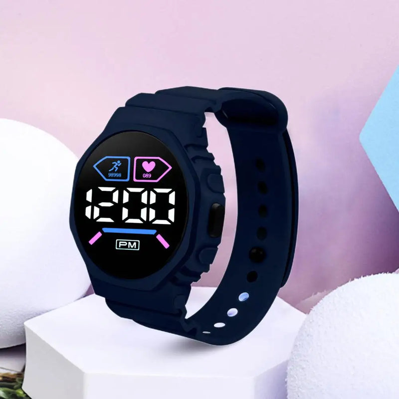 Electronic Watch Waterproof LED Display Power-saving Multifunctional Precise Time Casual Large Screen Sports Student Watch